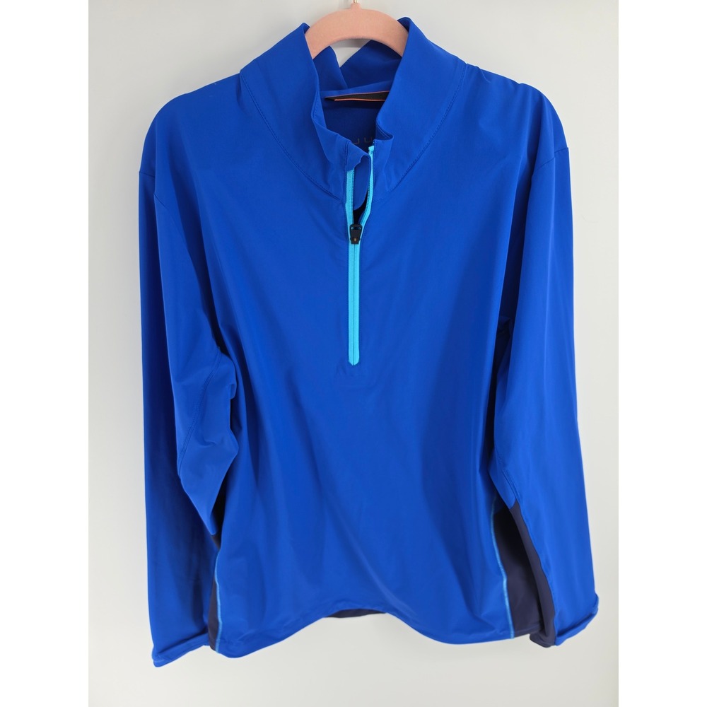 Kjus Drag Halfzip Pullover Mens 54 XL Blue Golf Ski Base Layer MG15-605